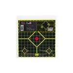 Pro-Shot 12SIGREEN5PK SplatterShot Sight-In Black/Green Self-Adhesive Paper Impact Enhancement Bright Green Diamond 5 Pack