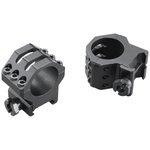 Weaver 6-Hole Aluminum Scope Rings 1" High Matte