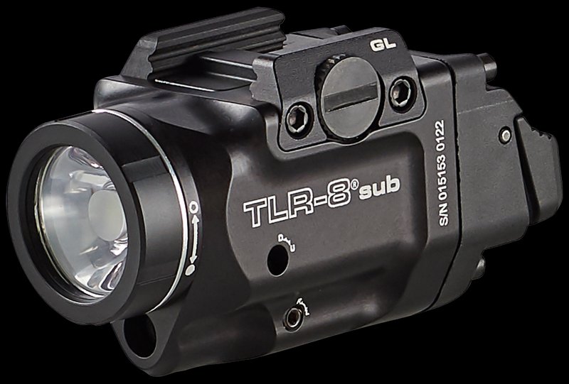 Streamlight TLR-8 Sub Pistol Light Glock 43X/48 MOS 500 Lumen Red Laser