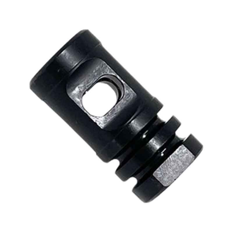 KAK Big Hole Muzzle Brake 1/2"-36 Thread Steel Black