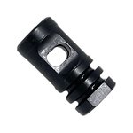 KAK Big Hole Muzzle Brake 1/2"-36 Thread Steel Black