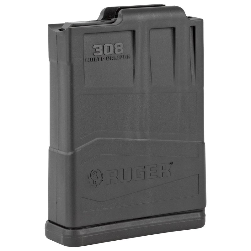 Ruger Magazine, 308 Winchester, 10 Rounds, AI-Style, Polymer, Black