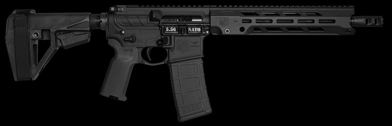 Diamondback DB1984K001 5.56 NATO AR-15 Pistol 11.50 in Brace Black