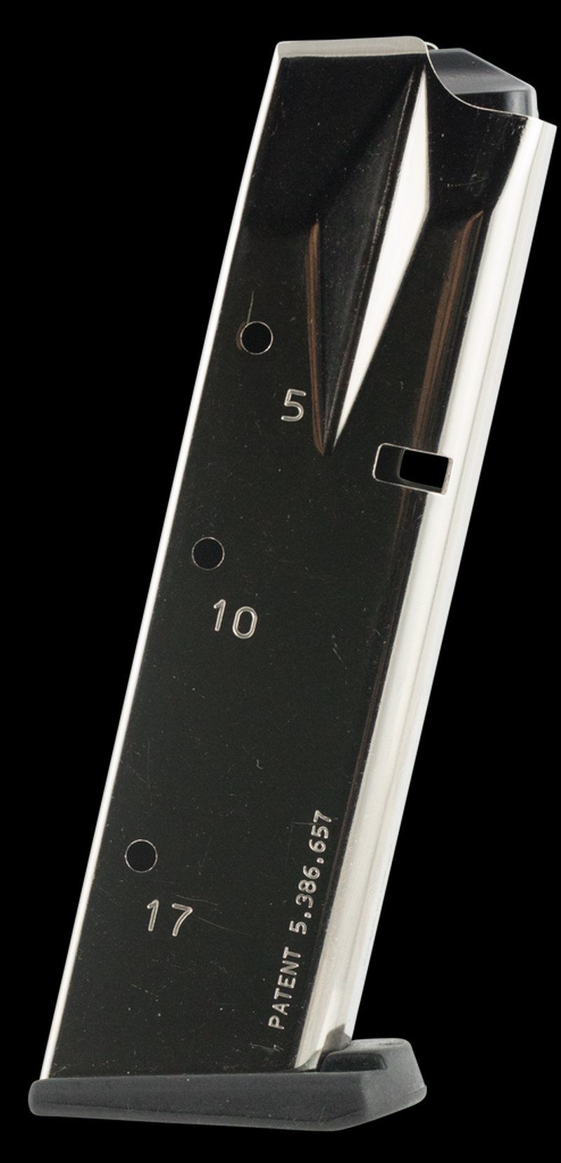 Mec-Gar 17-Round 9mm Luger Nickel Magazine for S&W 5900 Series Flush-Fit MGSW5917N