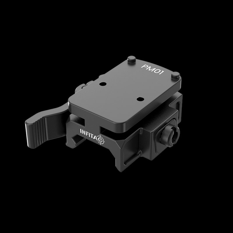 Infitac PM01 Picatinny Rail Mount Quick Release RMR Footprint