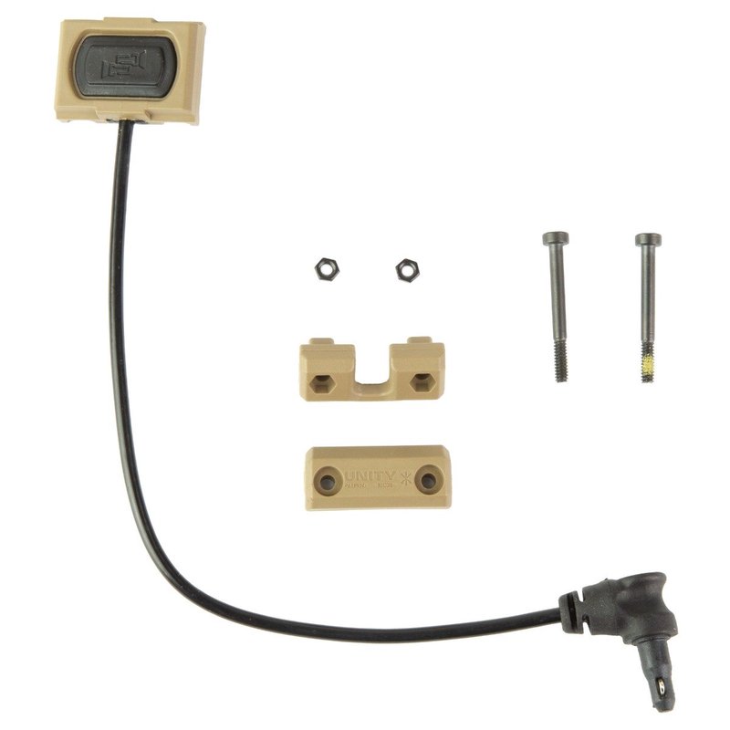 Unity Tactical ModButton Lite Remote Switch - Single Lead 1.30" Polymer for Enhanced Functionality