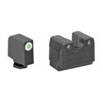 Rival Arms Glock MOS Night Sights 17/19 White Ring 3-Dot Green Tritium