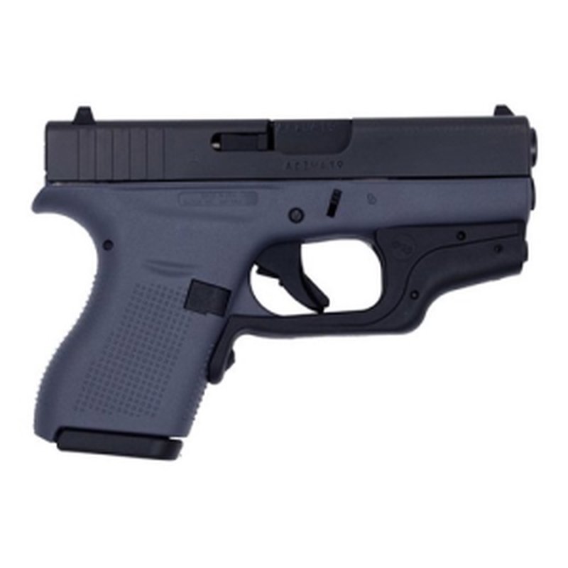 Glock G42 .380 ACP Compact Pistol Gray w/Crimson Trace Laserguard
