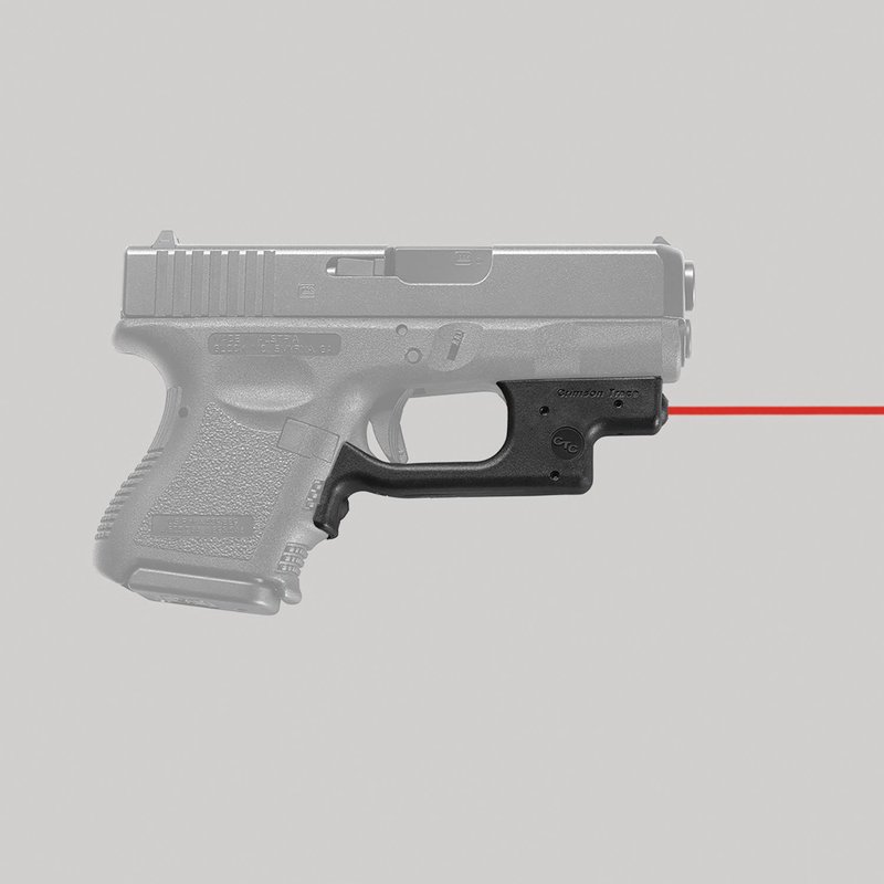 Crimson Trace Front Replacement Laser Grip for Glock 26, 36 Compact and Subcompact Pistols, Black