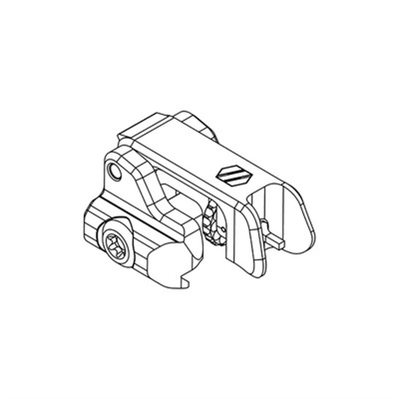 SCALARWORKS - AR-15 PEAK/01 ULTRALIGHT FIXED IRON SIGHTS