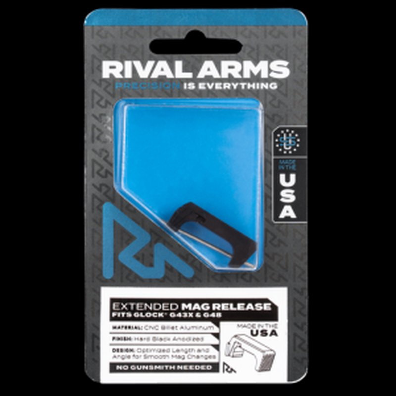 Rival Arms RA72G004A Extended Magazine Release for Glock 43X/48