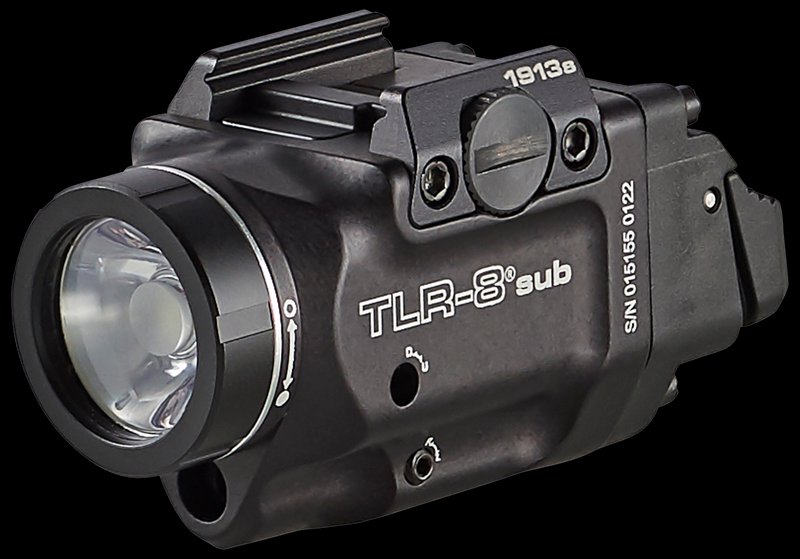 Streamlight TLR-8 Sub 1913 Rail Weapon Light With Red Laser 500-Lumen White LED