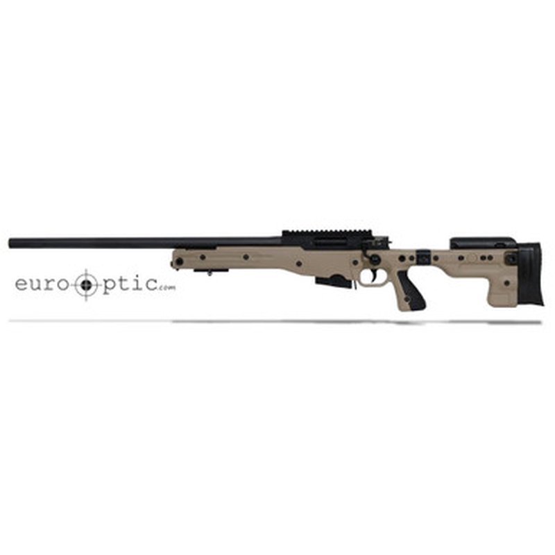 Accuracy International AT Folding Pale Brown 308 Winchester Rifle 24 Inch Left Hand