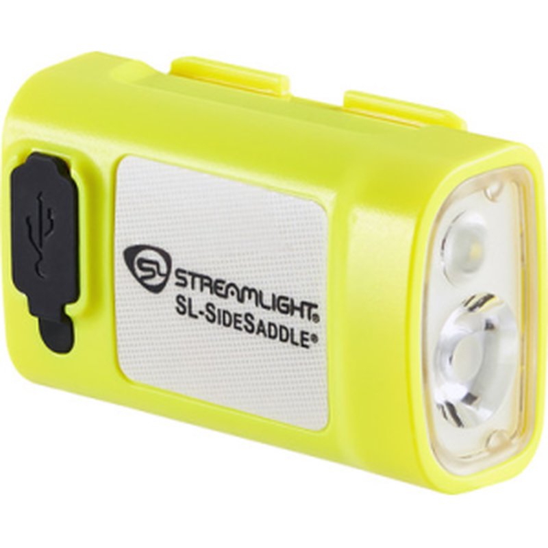 Streamlight SL-SIDESADDLE USB Yellow Polymer Light 3in