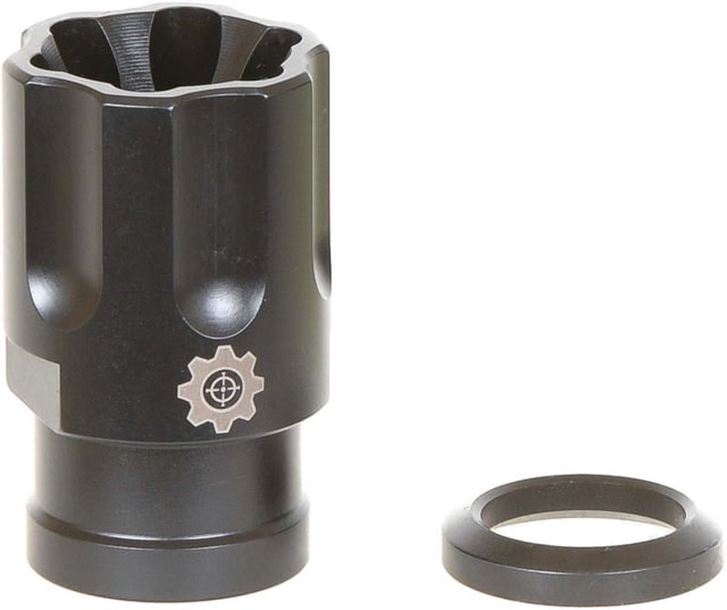 NLX-26 Linear 9mm Luger Compensator 1/2x28 Thread 1.5 in Black