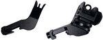 JE Machine Tech 45 Degree Offset Fixed Front and Rear Sight Black