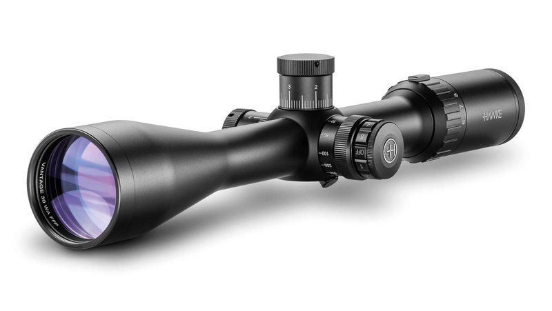 Hawke Vantage 30 WA FFP 6-24x50 Riflescope 30mm Tube IR Half Mil Dot Reticle