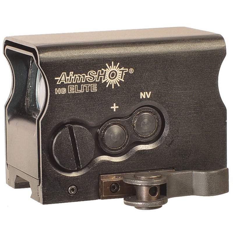 Aim Shot HG Elite 1x34mm Reflex Sight, 65 MOA Circle/2 MOA Green Dot