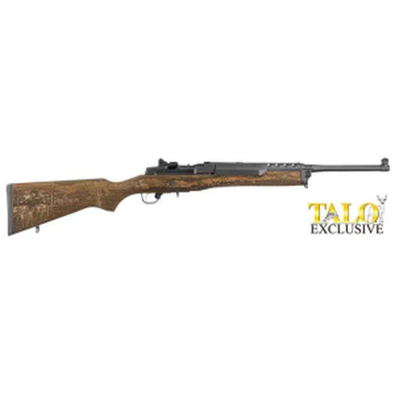 Ruger Mini-14 Ranch Limited Edition Rifle 5RdTALO 5.56 18.5in Engraved Hardwood Stock