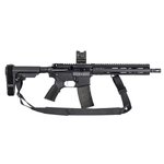 Alg Defense El Corto 5.56mm Semi-Automatic AR-15 Pistol with Warner and Swasey 3 MOA Red Dot Sight