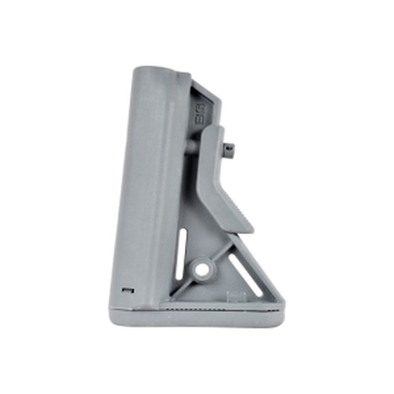 B5 Systems BRV1117 Bravo Stock Wolf Gray Synthetic for AR-15, M4 with Mil-Spec Receiver Extension (Tube Not Included)