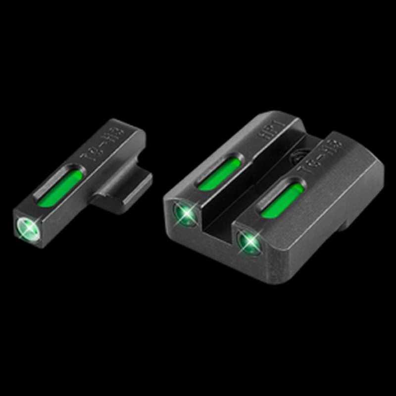 TruGlo TFX HK-P30 Front & Rear Tritium Fiber-Optic Sight Set