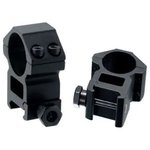 Leapers UTG 1-Inch High Profile Matte Black Picatinny Weaver Rings