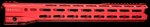 Strike GridLok Lite AR-15 M-LOK Handguard with Quick Rail Detach Built-In BUIS 17in Red