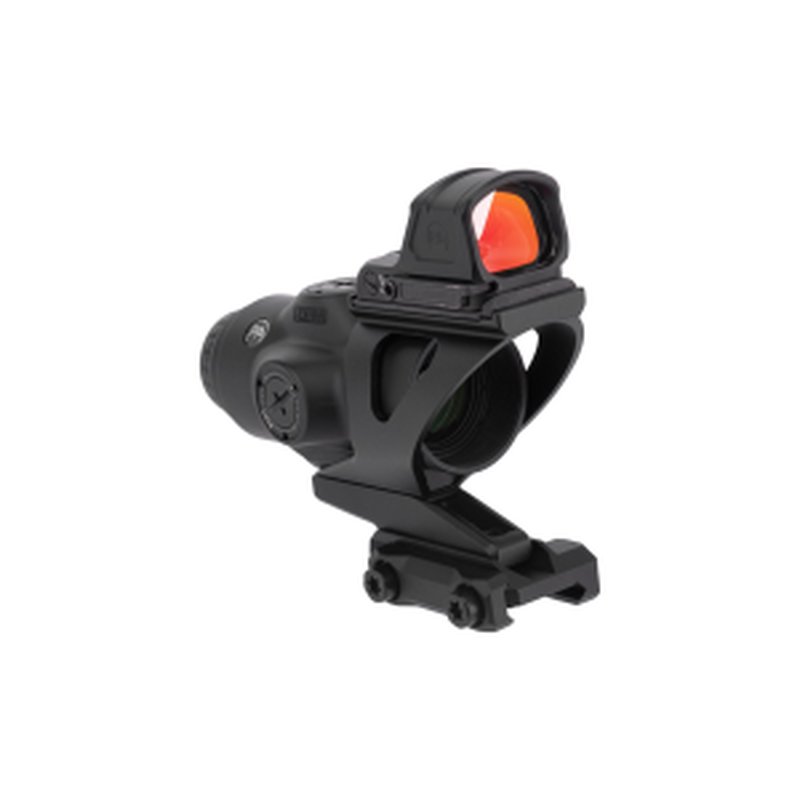 5X MicroPrism ACSS Aurora with RS-10 Reflex Sight and Piggyback Mount