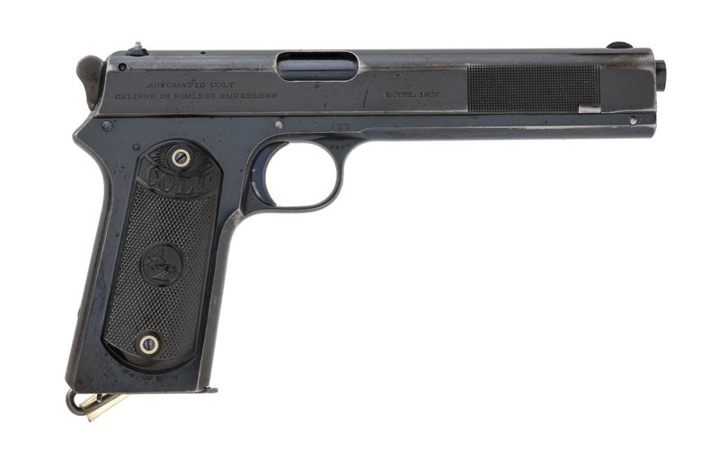 Colt Model 1902 Military Marked US Army Contract .38 ACP 6-Inch Barrel