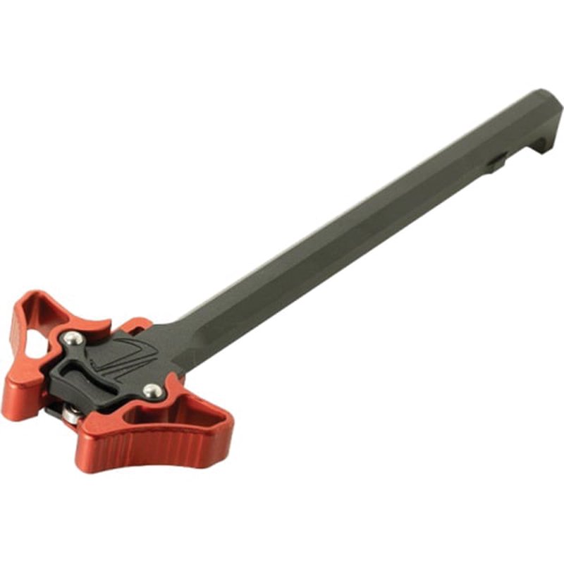 Timber Creek Outdoors Enforcer Mini Small Ambidextrous Charging Handle, Hardcoat Anodized Red