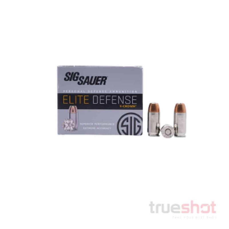 Sig Sauer Elite Defense 45 ACP 185 Grain Elite V-Crown JHP
