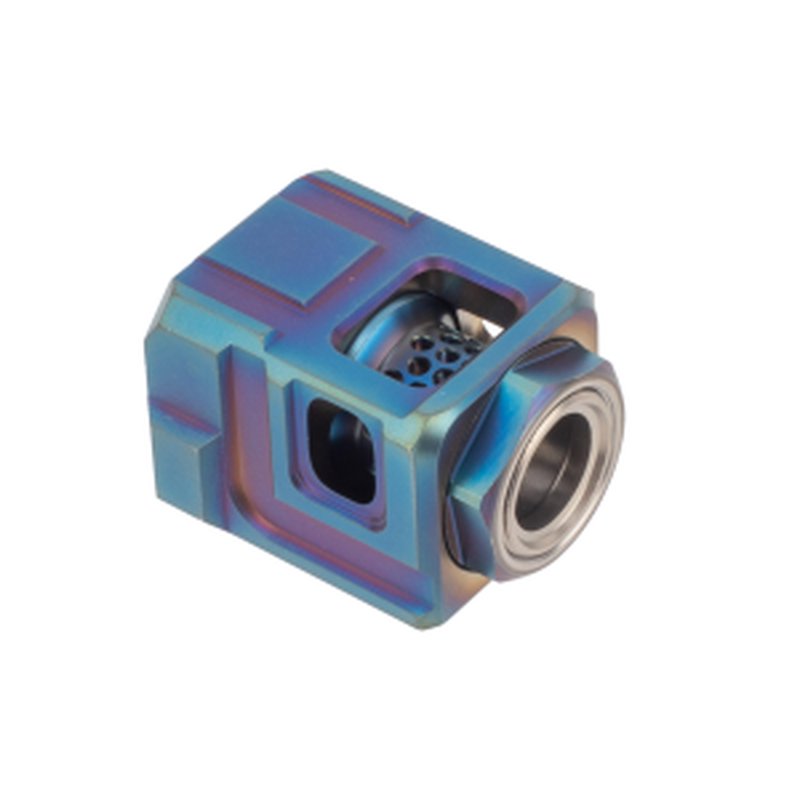 CGS Group Qube Standard Violet 9mm Pistol Compensator 1/2x28 Threads