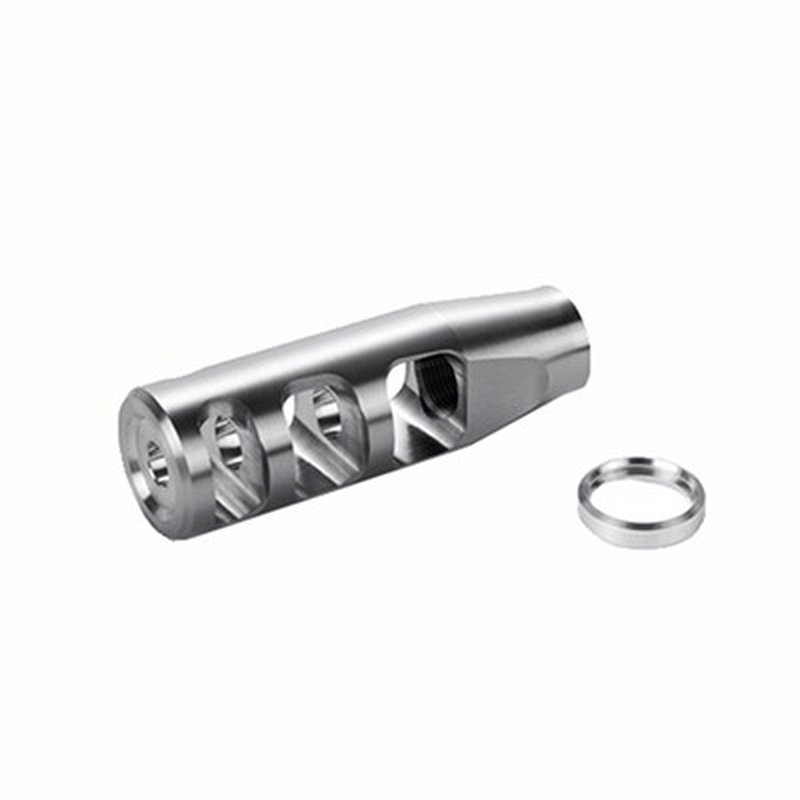 JP Enterprises Competition Series 3-Port Compensator .22 Cal / 9mm Bore, 1/2"-36 Thread, 0.750" OD