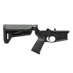 Aero Precision AR15 Complete Lower Receiver w/ MOE Grip & SL-K Carbine Stock - Anodized Black