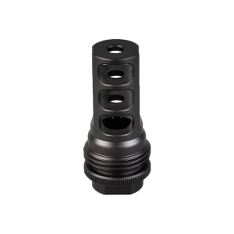 SilencerCo AC4766 ASR Muzzle Brake Black Nitride 9/16x24 RH Threads