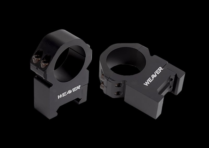 Weaver 48387 Precision 30mm High Scope Rings (7075-T6) Matte Black