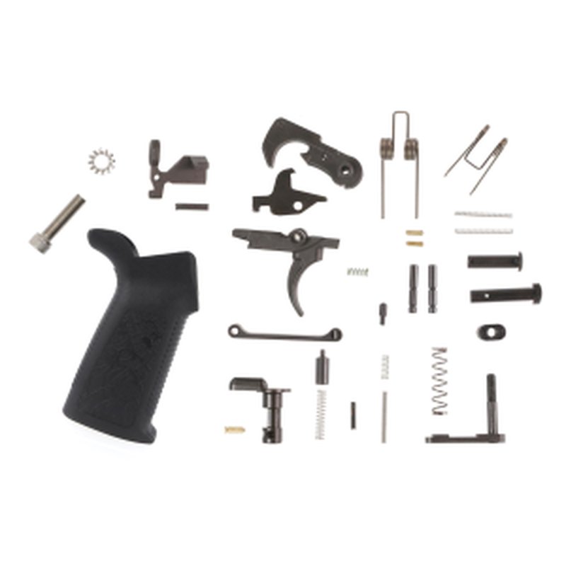 Spikes Tactical SLPK101 Lower Parts Kit Multi Caliber Oxide Steel AR