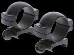 Truglo Lightweight 1-Inch Medium Scope Rings Picatinny Weaver Matte Black TG8960B1
