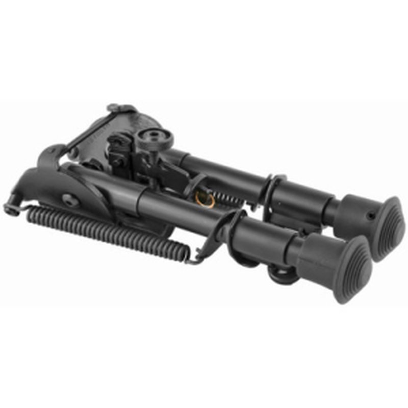 Harris Bipods BR1A2 Non-Swivel BR Bipod 6-9" Black Steel/Aluminum