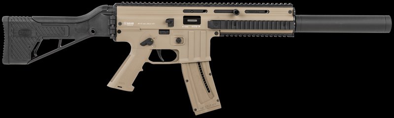 Mauser M-15 Sd .22 LR Semi-Auto Rimfire Rifle 16.5 inch Barrel Black Tan