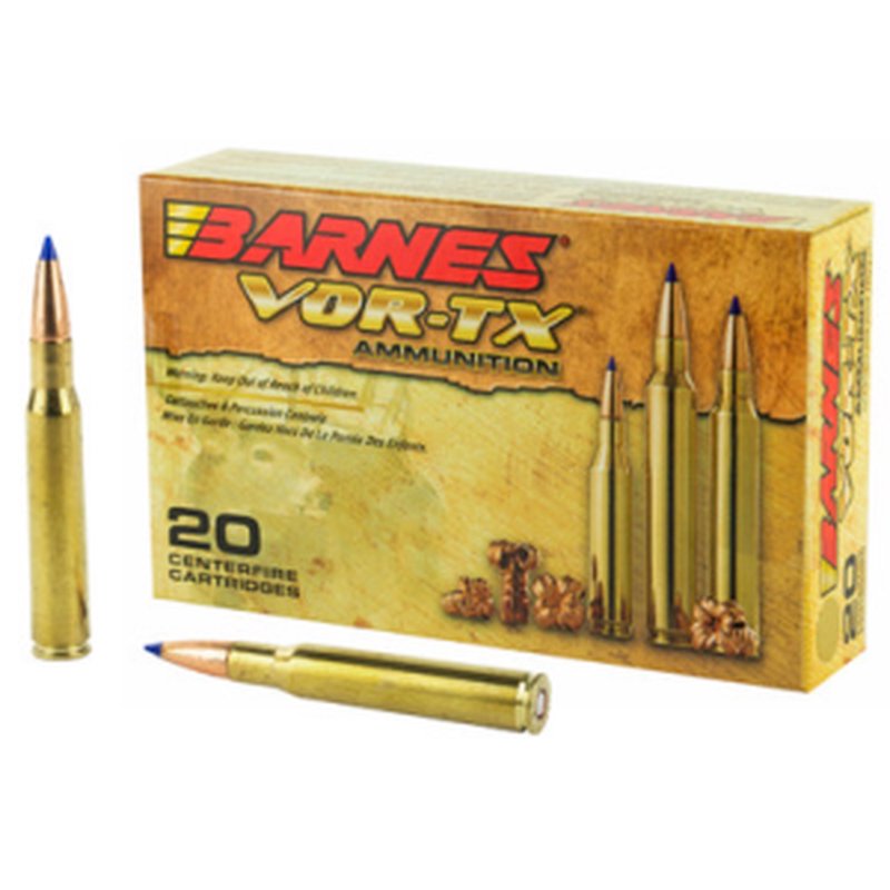 Barnes Bullets 21565 VOR-TX 30-06 Springfield 168gr TTSX Boat Tail Ammo