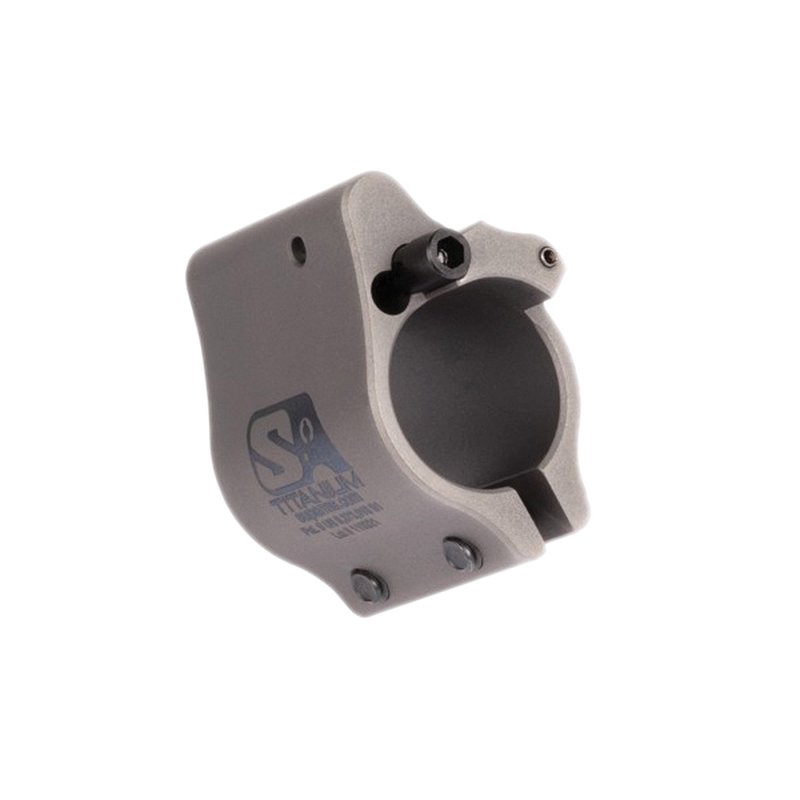 Superlative Arms Clamp-On Direct Impingement Adjustable Gas Block 0.625 in x 1 in, Gray