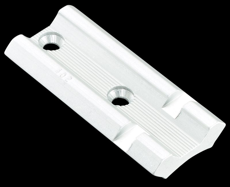 Weaver Mounts Top Mount Base 402S Silver Aluminum Cross-Lock