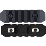 SEEKINS PRECISION M-LOK 5-Slot Rail Section 6061-T6 Aluminum, Matte Black