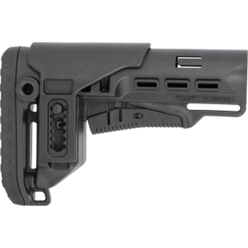 NCStar DLG-087-042 Tactical PCP42 Mil-Spec Stock Black Synthetic Collapsible with Adjustable Cheekpiece