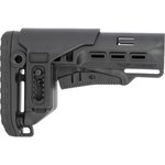 NCStar DLG-087-042 Tactical PCP42 Mil-Spec Stock Black Synthetic Collapsible with Adjustable Cheekpiece
