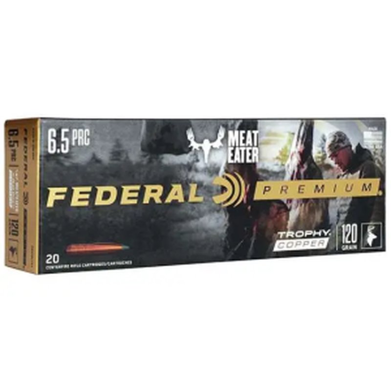 Federal Premium 6.5 PRC Trophy Copper 120gr Ammunition