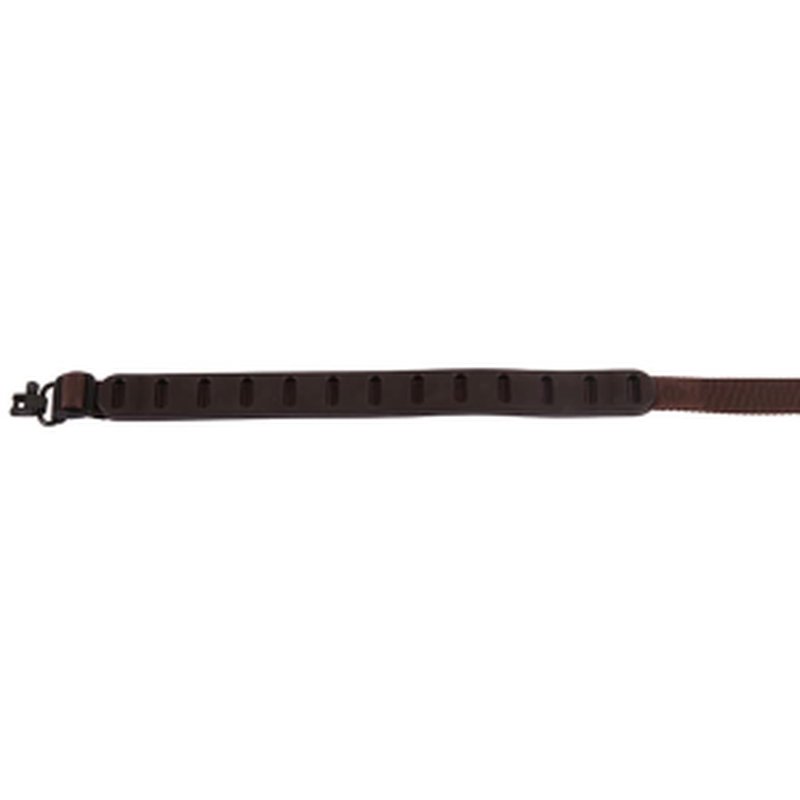 Quake Claw Slimline Rifle Sling with Swivel Nylon - Rubber Brown