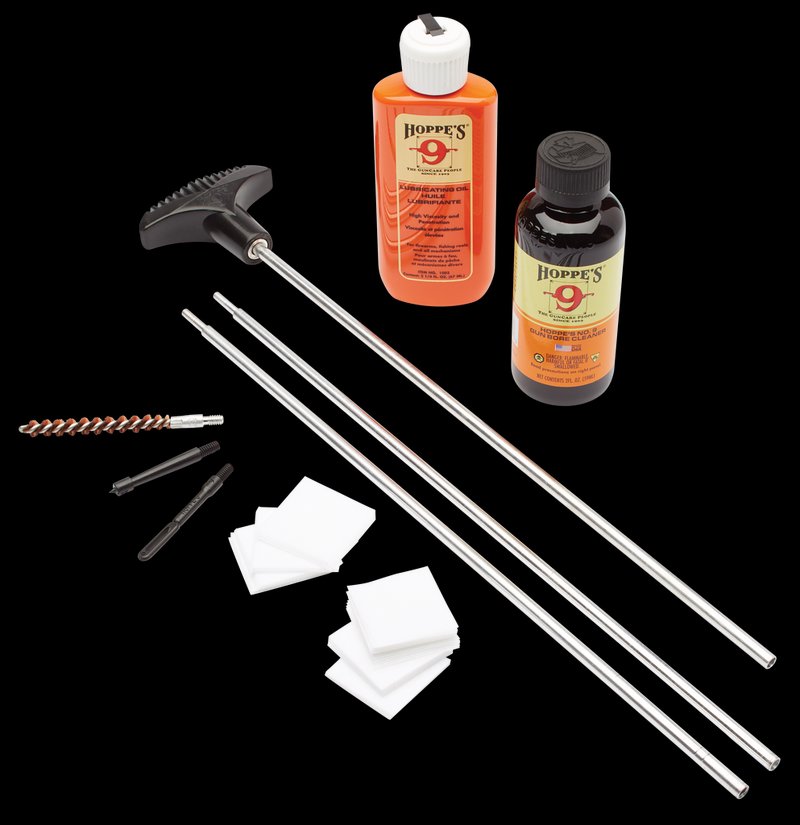 Hoppe's U30B Rifle Cleaning Kit for .30/.30-06/.308 & 8mm, No. 9 Solvent & Oil